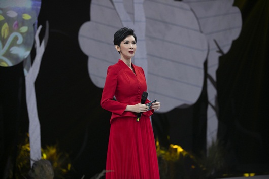 Hà Anh tái xuất sàn diễn trong show thời trang của Xuân Lan - Ảnh 11